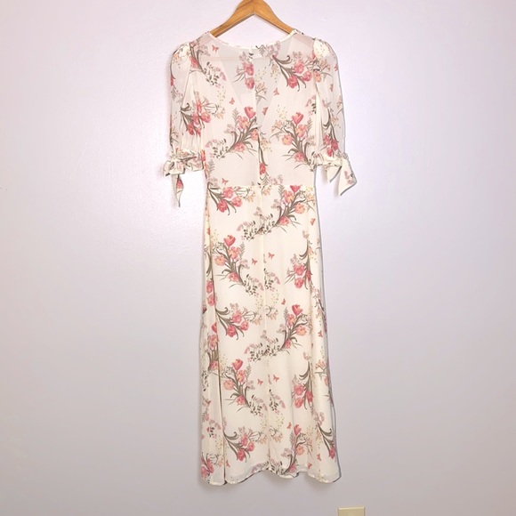 Reformation Bryar Floral Midi Dress in Leila - Picture 9 of 10